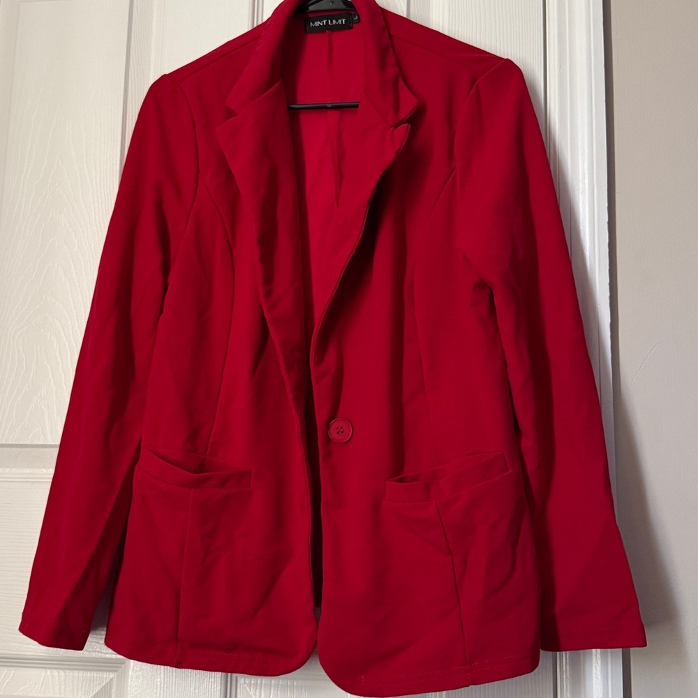 Red Blazer by Lane Bryant